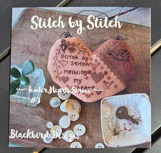 Blackbird Designs - Stitch by Stitch - Tender Hearts Series #3