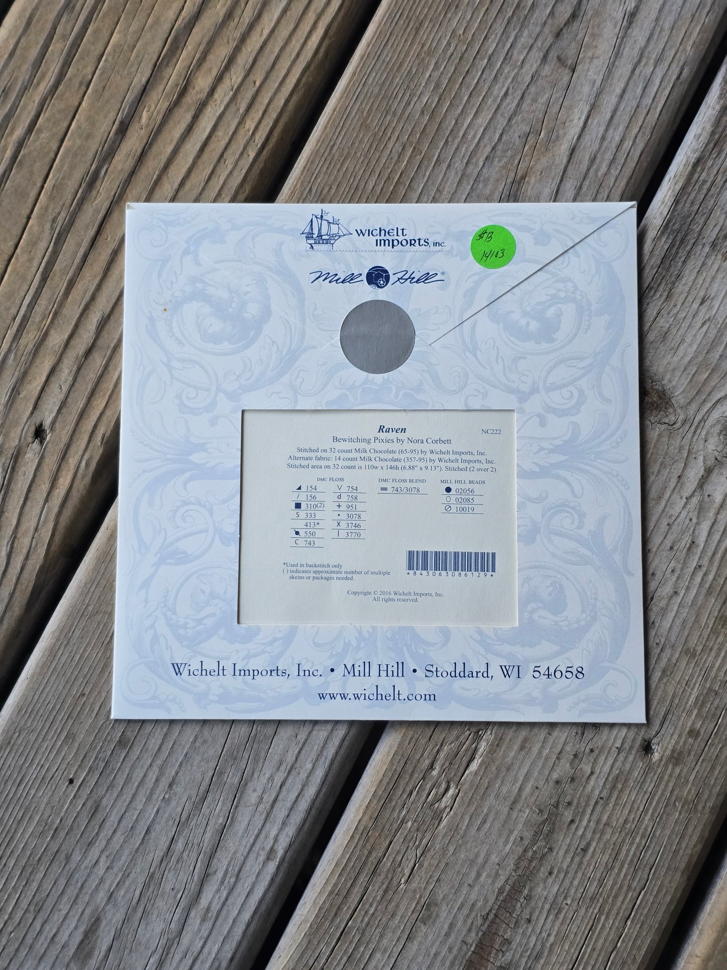 Mirabilia - Raven - Cross Stitch Pattern