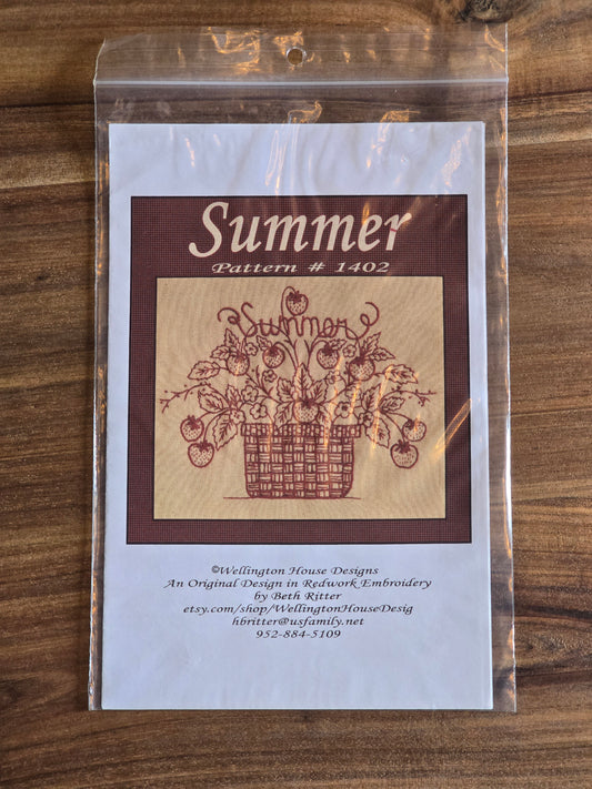 Wellington House Designs - Summer - Embroidery Pattern