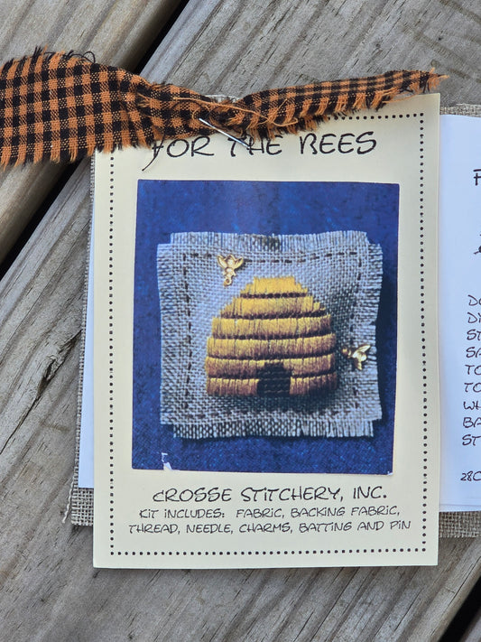 Crosse Stitchery, Inc. - For The Bees - Cross Stitch Kit
