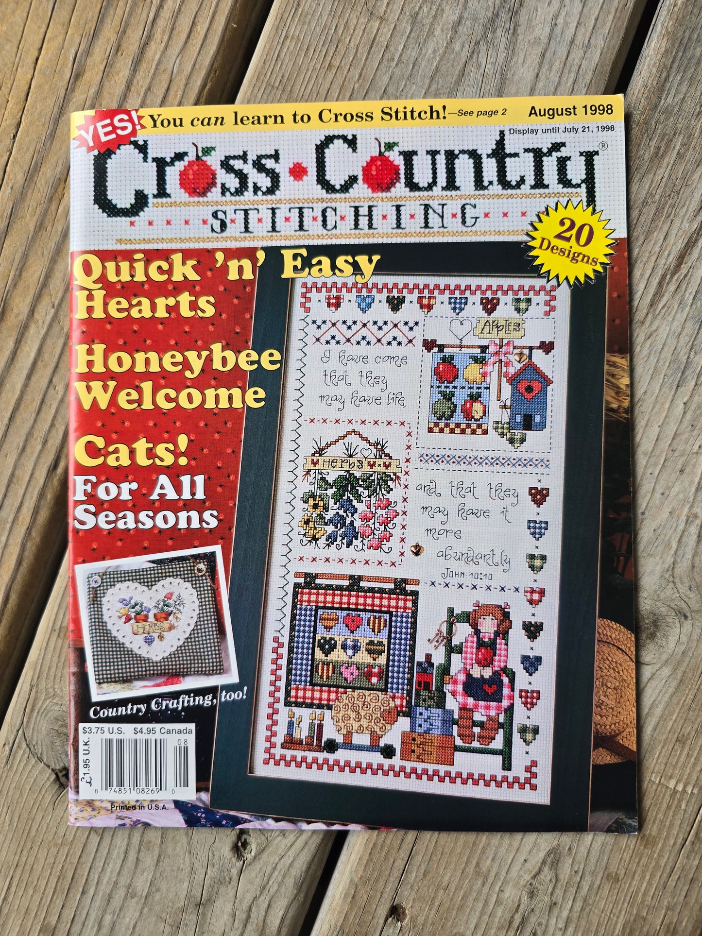 Cross Country Stitching Magazine - 1998 Bundle