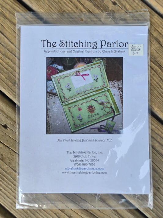The Stitching Parlor - My First Sewing Box and Scissor Fob - Cross Stitch Pattern