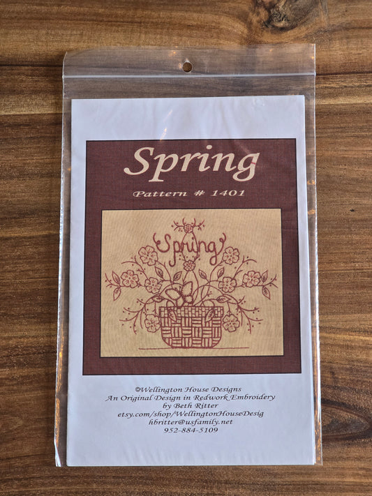 Wellington House Designs - Spring - Embroidery Pattern