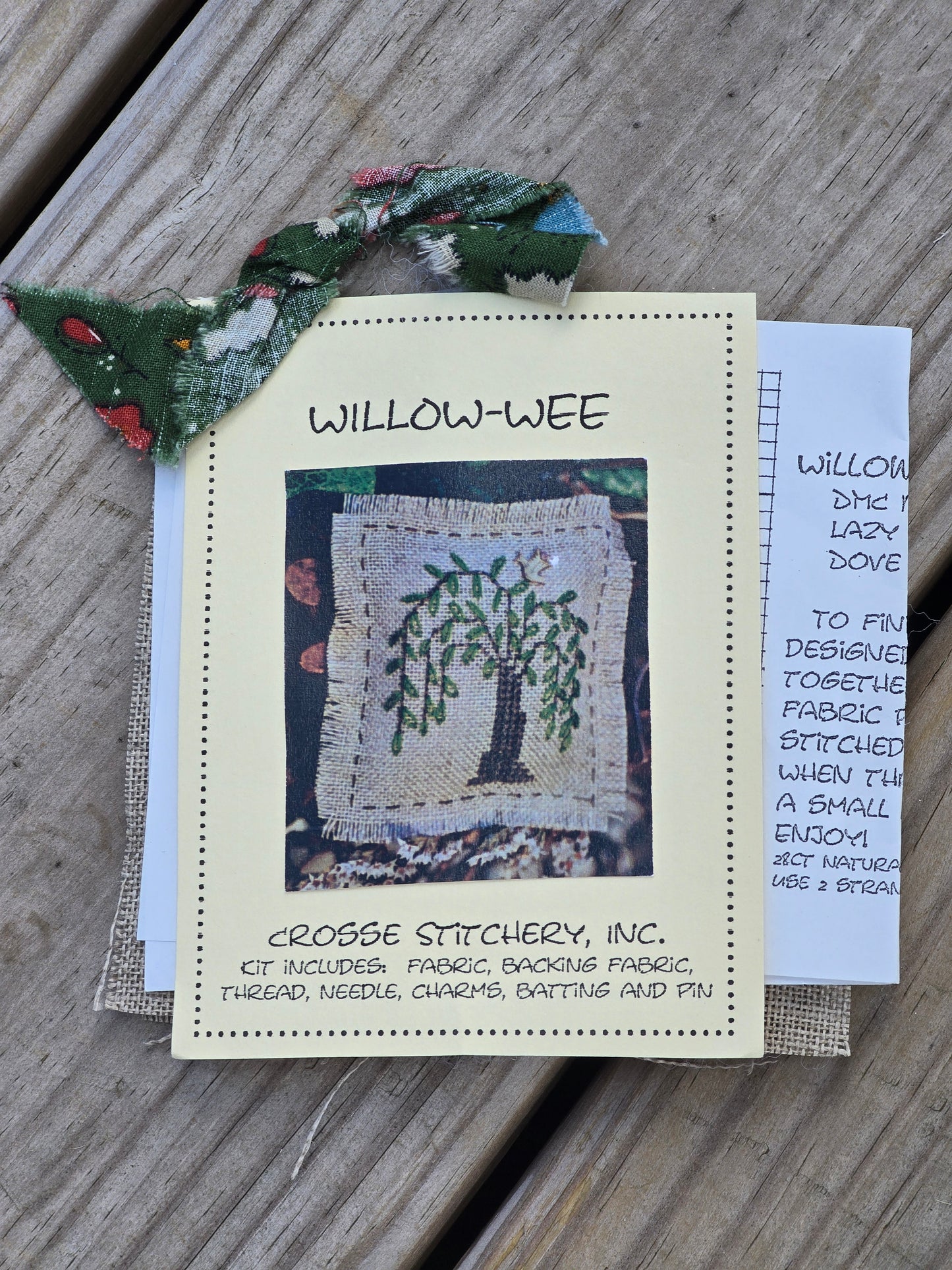 Crosse Stitchery, Inc. - Willow-Wee - Cross Stitch Kit