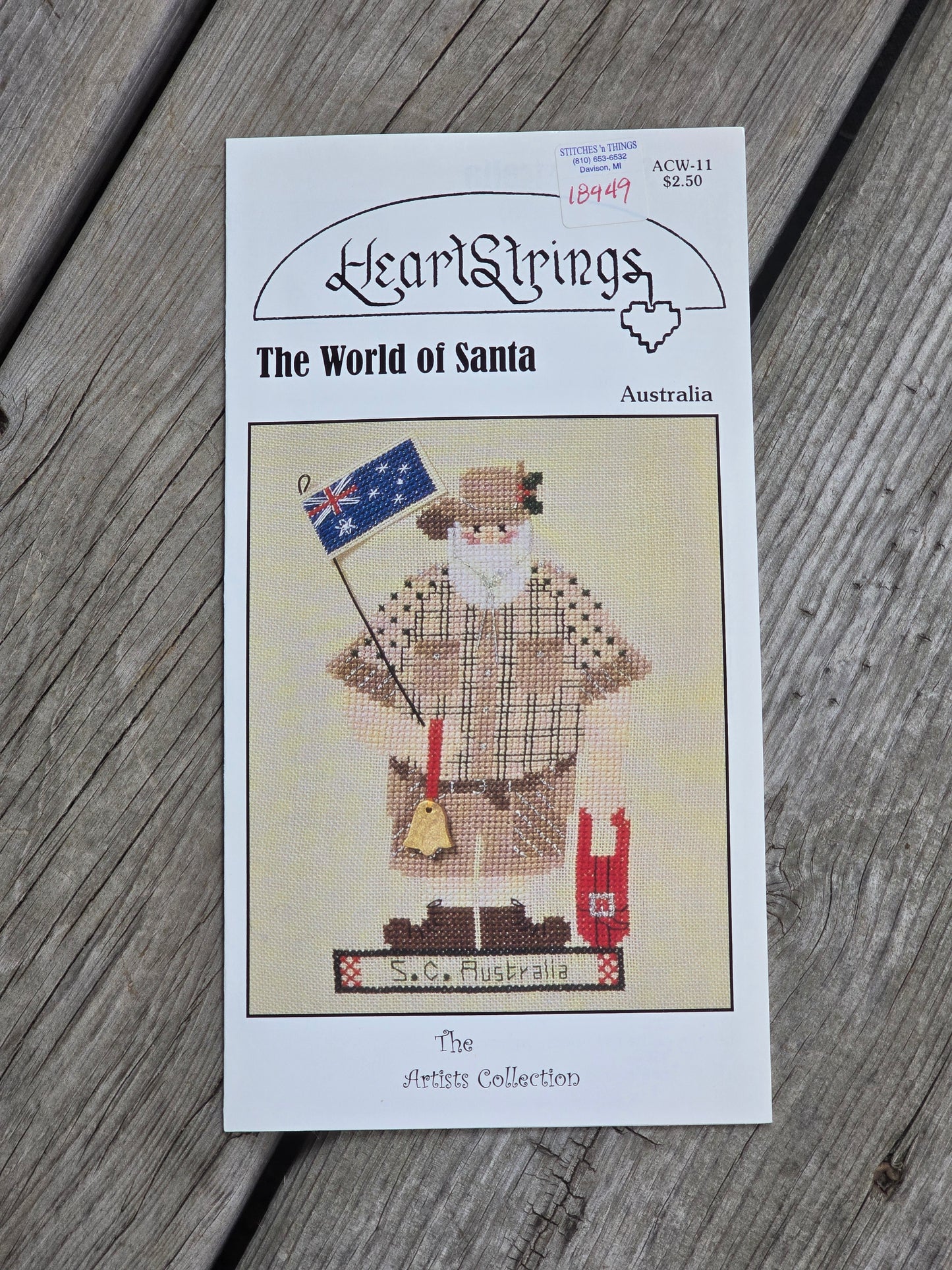 Heartstrings - The World of Santa - Australia - Cross Stitch Pattern