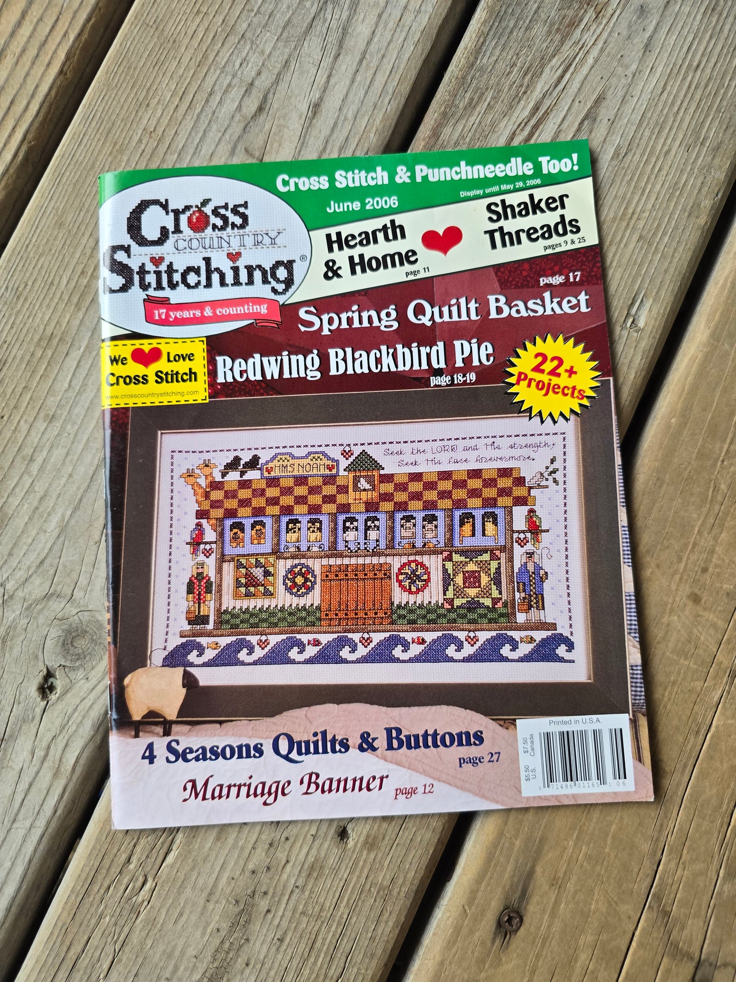 Cross Country Stitching Magazine - 2006 Bundle