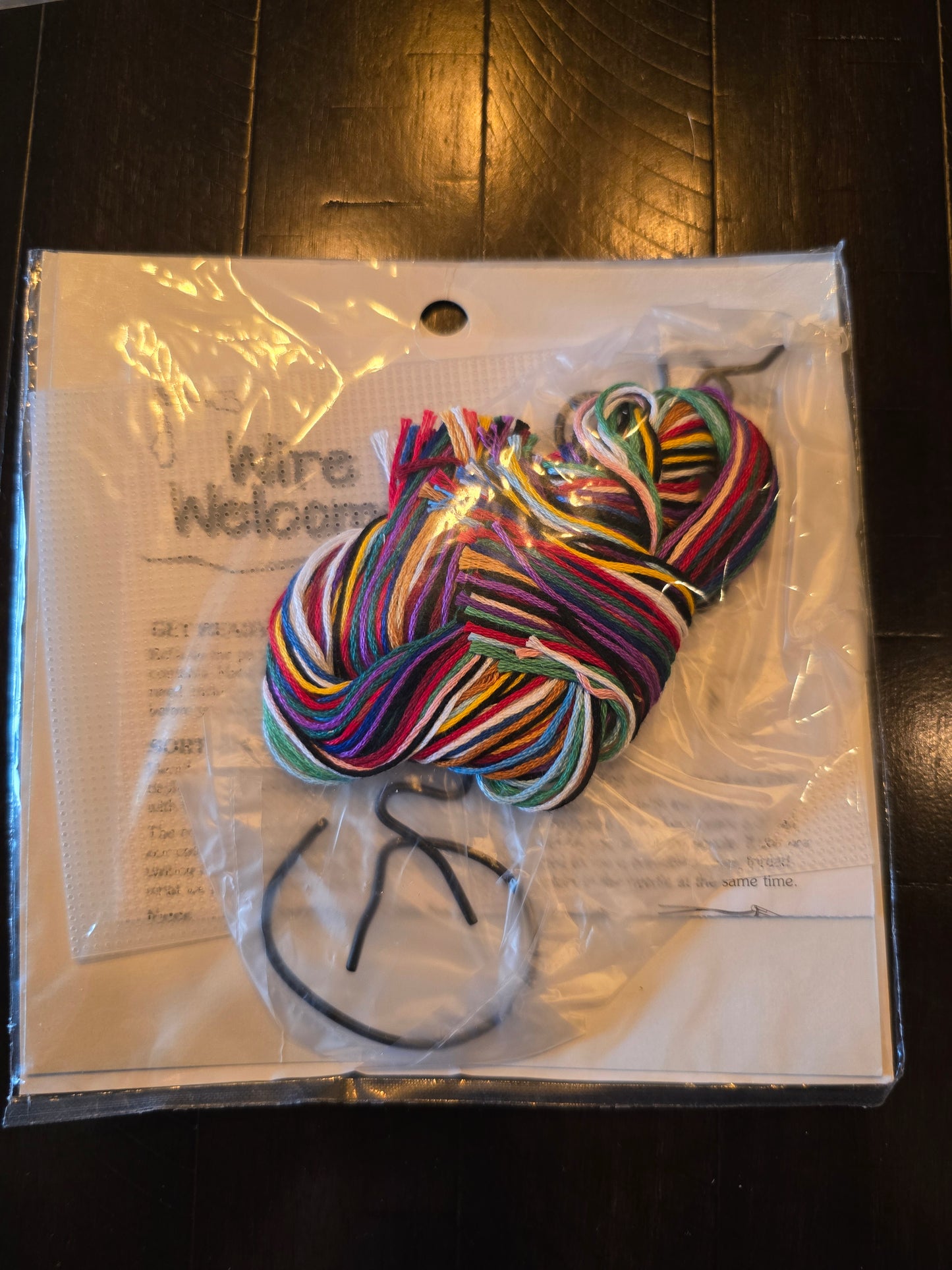 Dimensions - Wire Welcome - Santa's Snack Greetings - Cross Stitch Kit