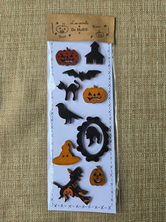 Les Secrets de Marie - Halloween Button Card