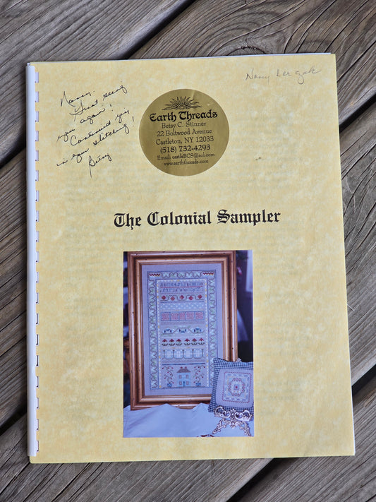 Earth Threads - The Colonial Sampler - Signed Cross Stitch Kit