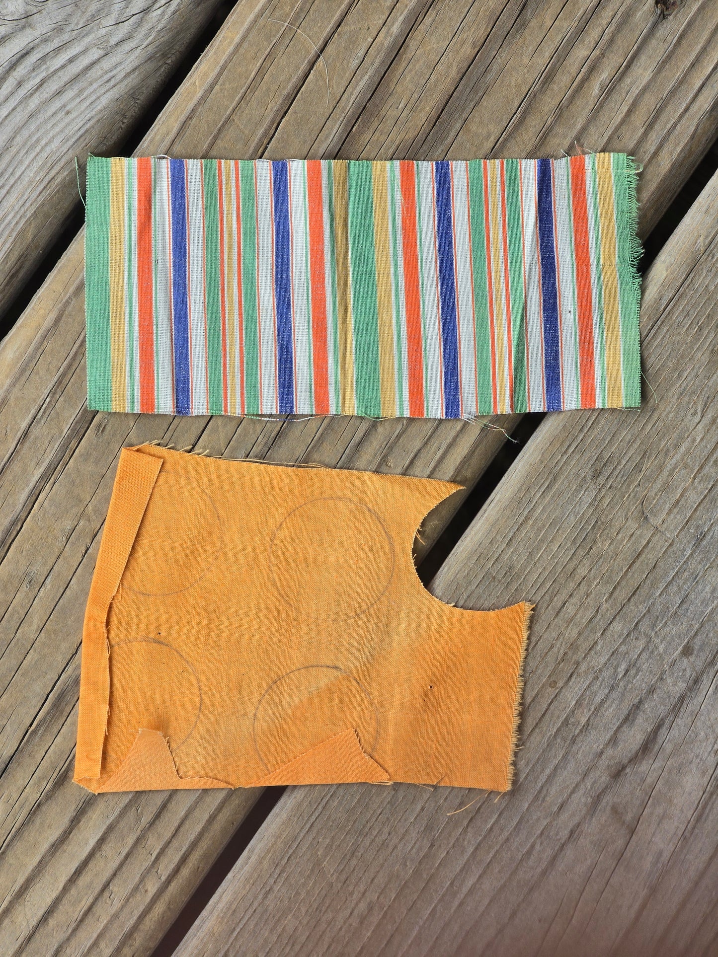 Vintage Appliqued Horse Quilt Blocks -Set of 2 w/Add'l Fabric