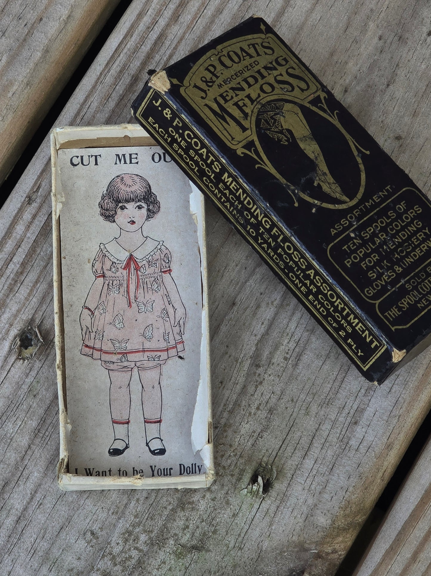 J&P Coats Mending Floss - Vintage - Notions