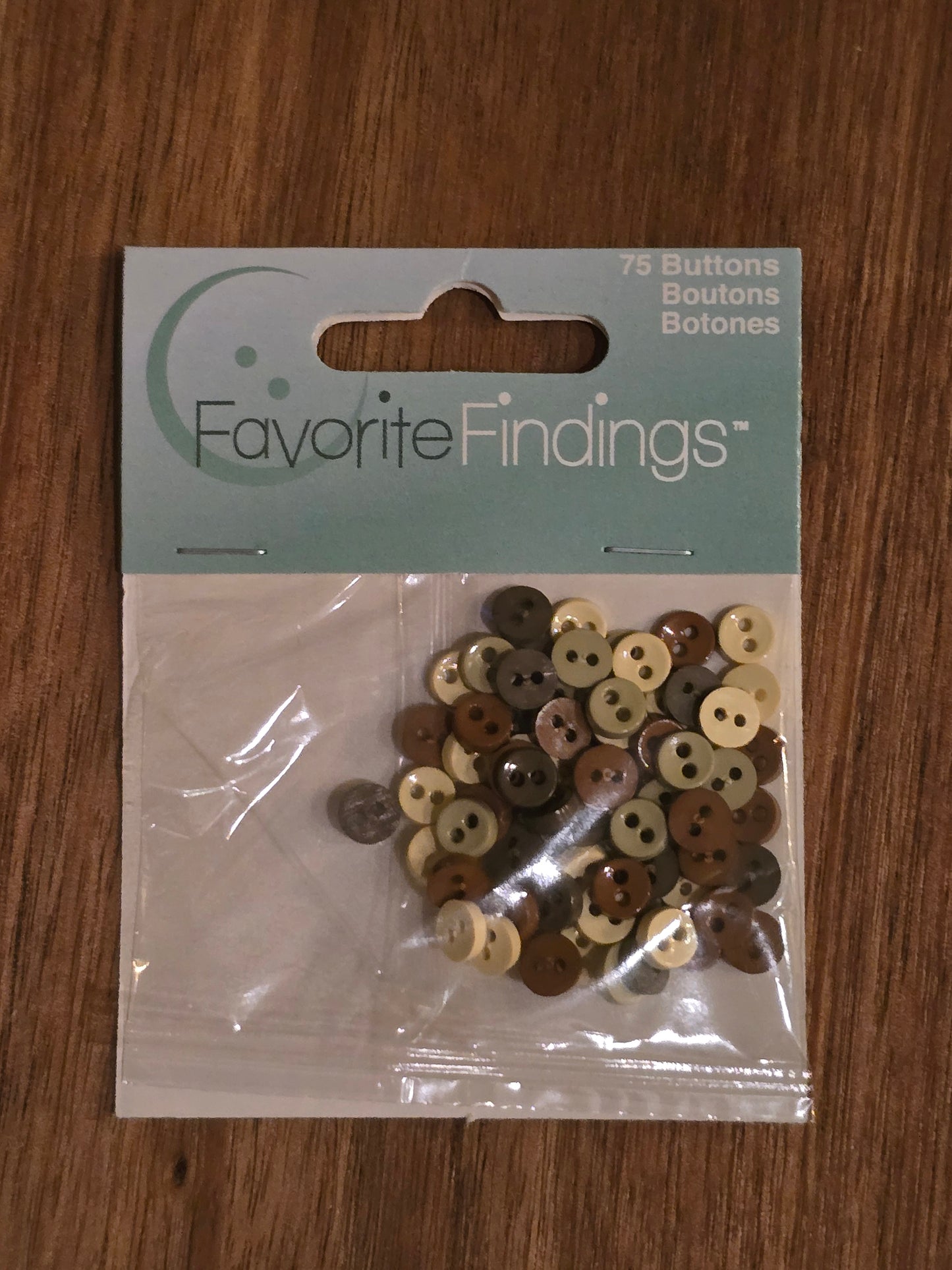 Favorite Findings - 75 Mini Buttons - Nature, Patriotic, Black & White, Primary, Ocean or Country