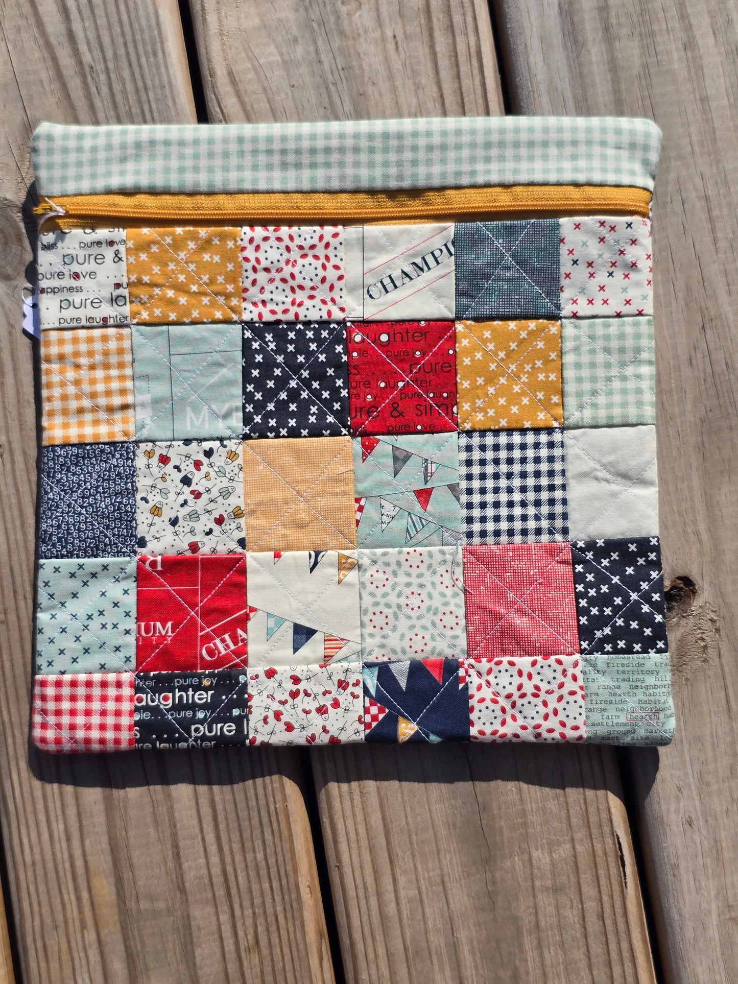 K Heinz Designz - Cloth Project Bag - Vintage by Sweetwater