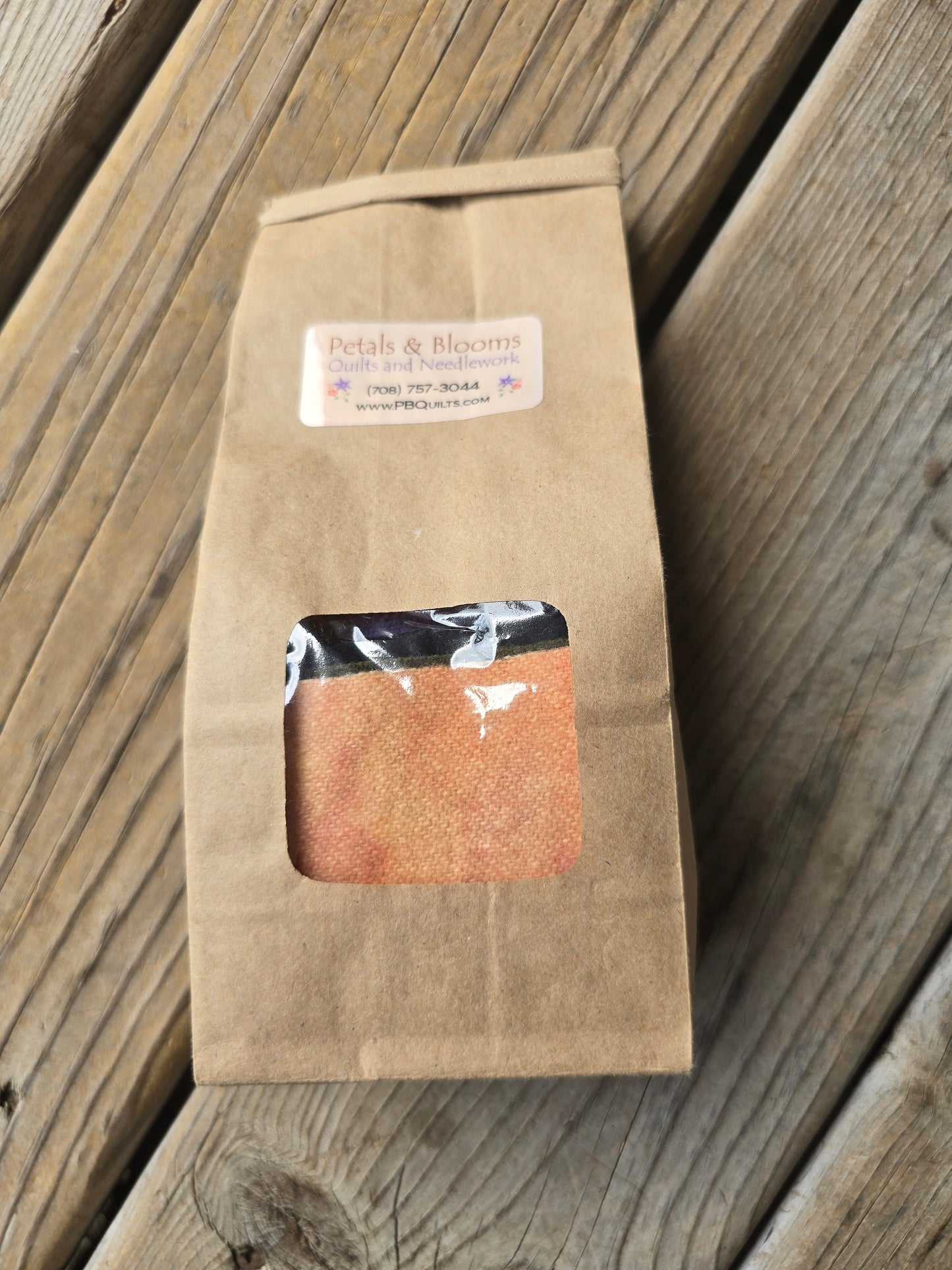 Petals and Blooms - Hand-Dyed Wool Grab Bags - 24 3" Squares