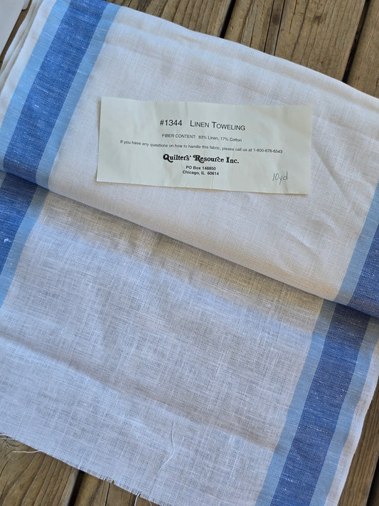 Quilters' Resource Inc - Linen Toweling - Fabric - Off The Bolt