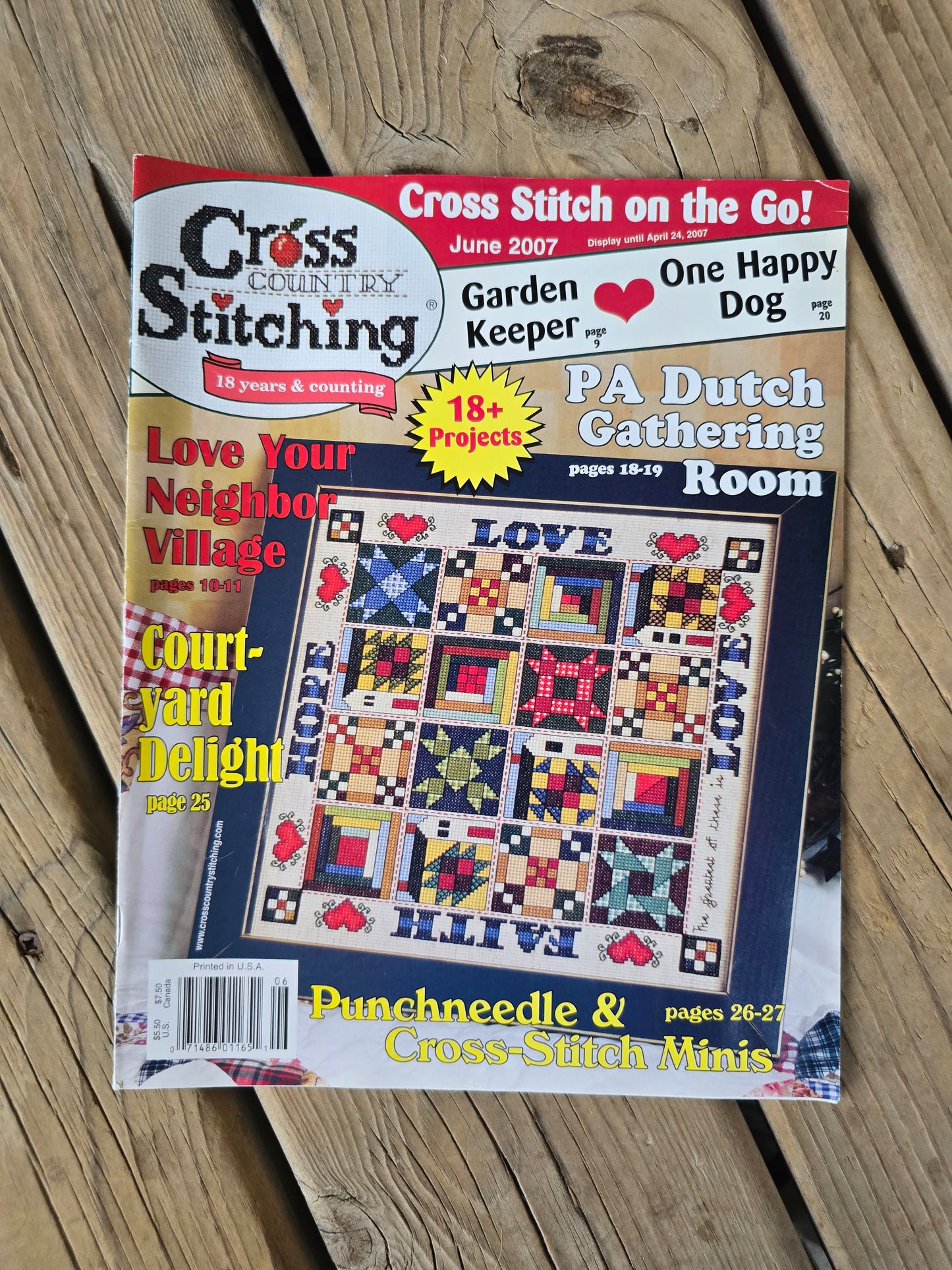 Cross Country Stitching Magazine - 2007 Bundle