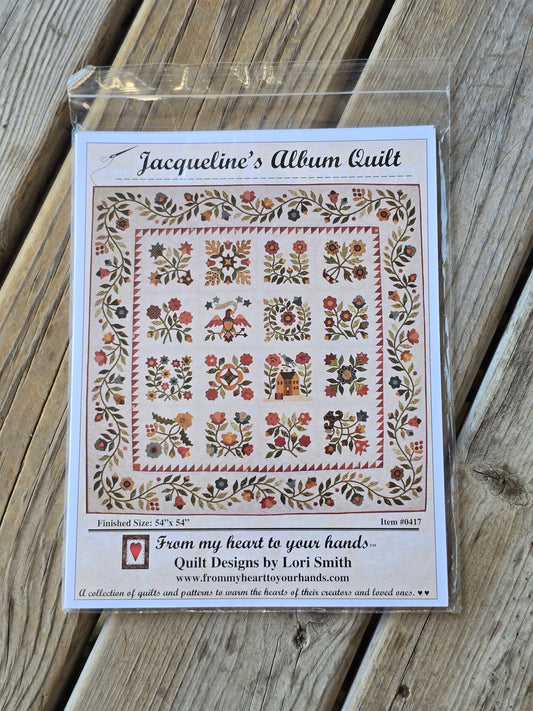From My Heart to your Hands - Jacqueline's Album Quilt - Quilt Pattern