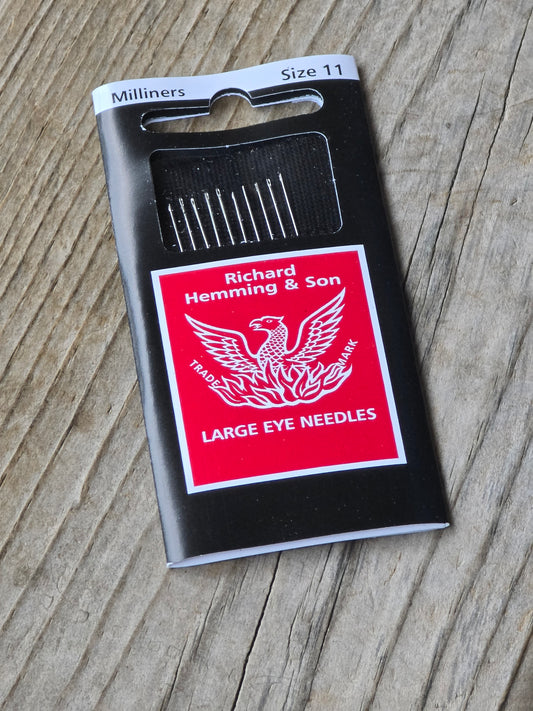 Richard Hemming & Son - Sewing Needles - Milliners - Size 11