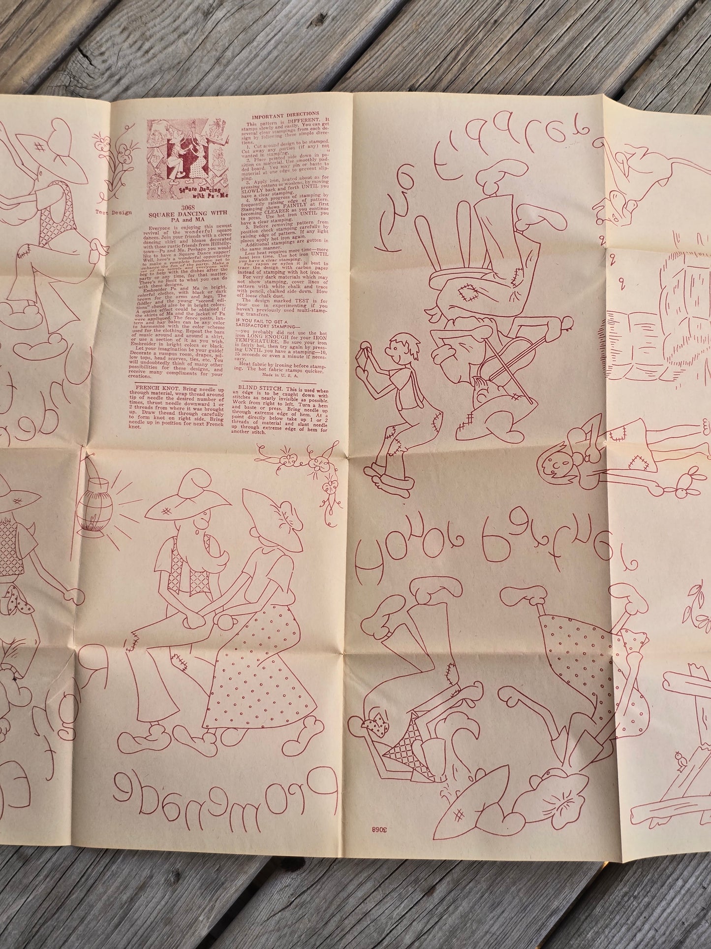 Vintage Iron-On Embroidery Pattern Bundle