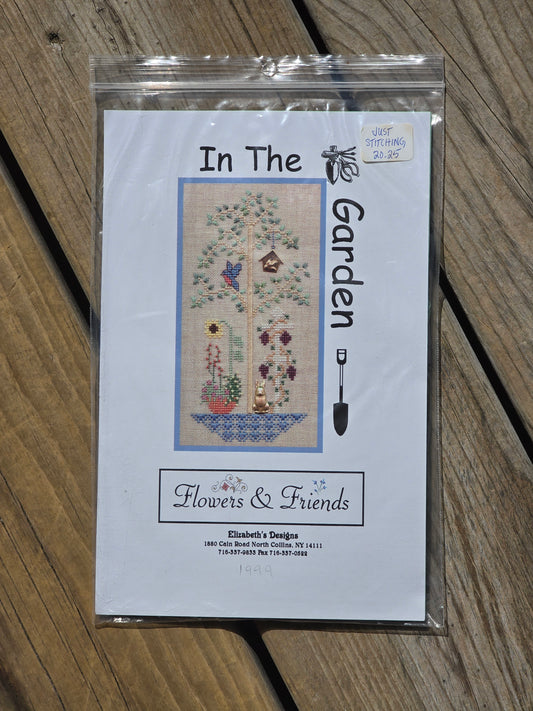 Elizabeth's Designs - Flowers & Friends  - In the Garden - Cross Stitch Kit