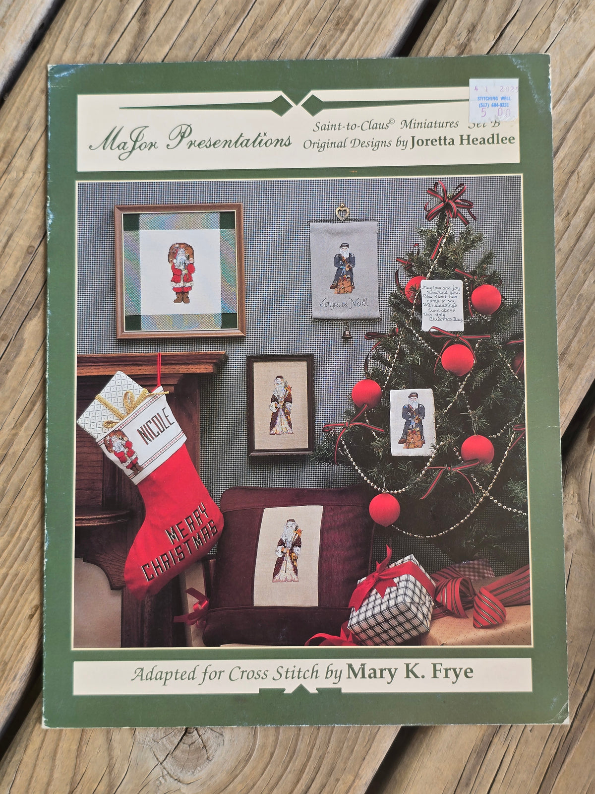 MaJor Presentations - Santa-to-Clause Miniatures Set B - Cross Stitch Pattern