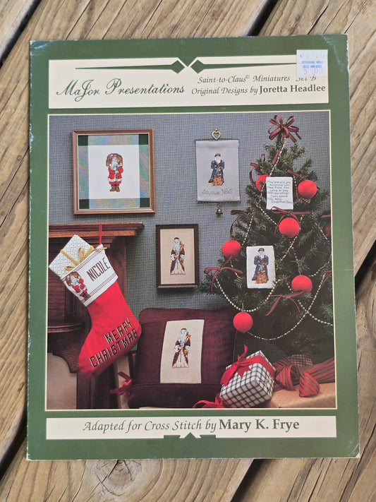 MaJor Presentations - Santa-to-Clause Miniatures Set B - Cross Stitch Pattern