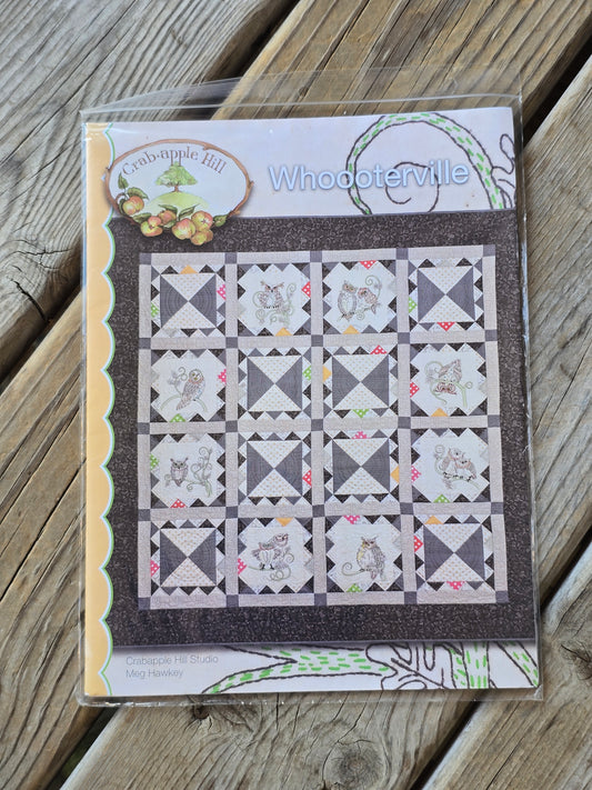 Crab-apple Hill - Whooterville - Quilt Pattern