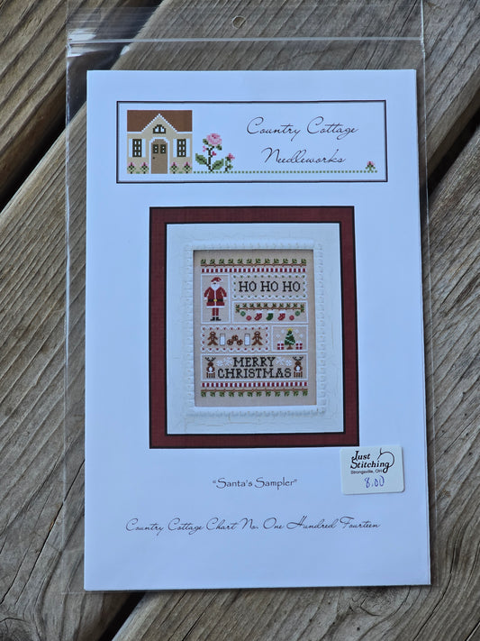 Country Cottage Needleworks - Santa's Sampler - Cross Stitch Pattern