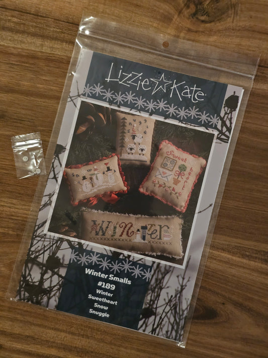 Lizzie Kate - Winter Smalls - #189 - Cross Stitch Pattern