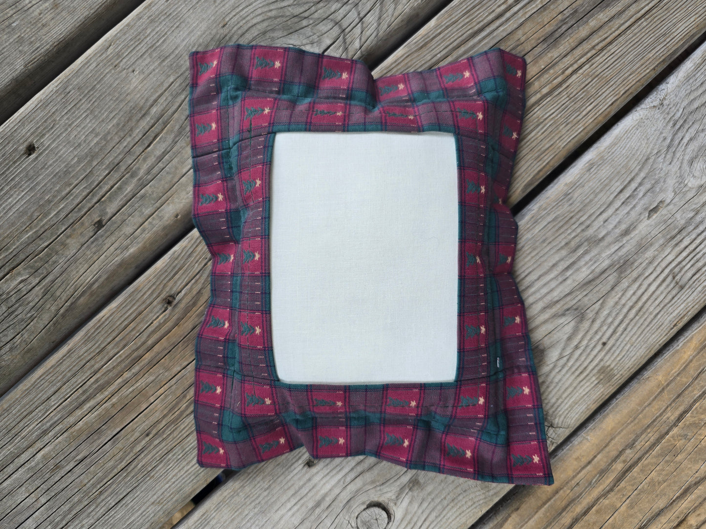 The Original Tuckable Flang Pillow - Plaid Christmas Pillow Blanks