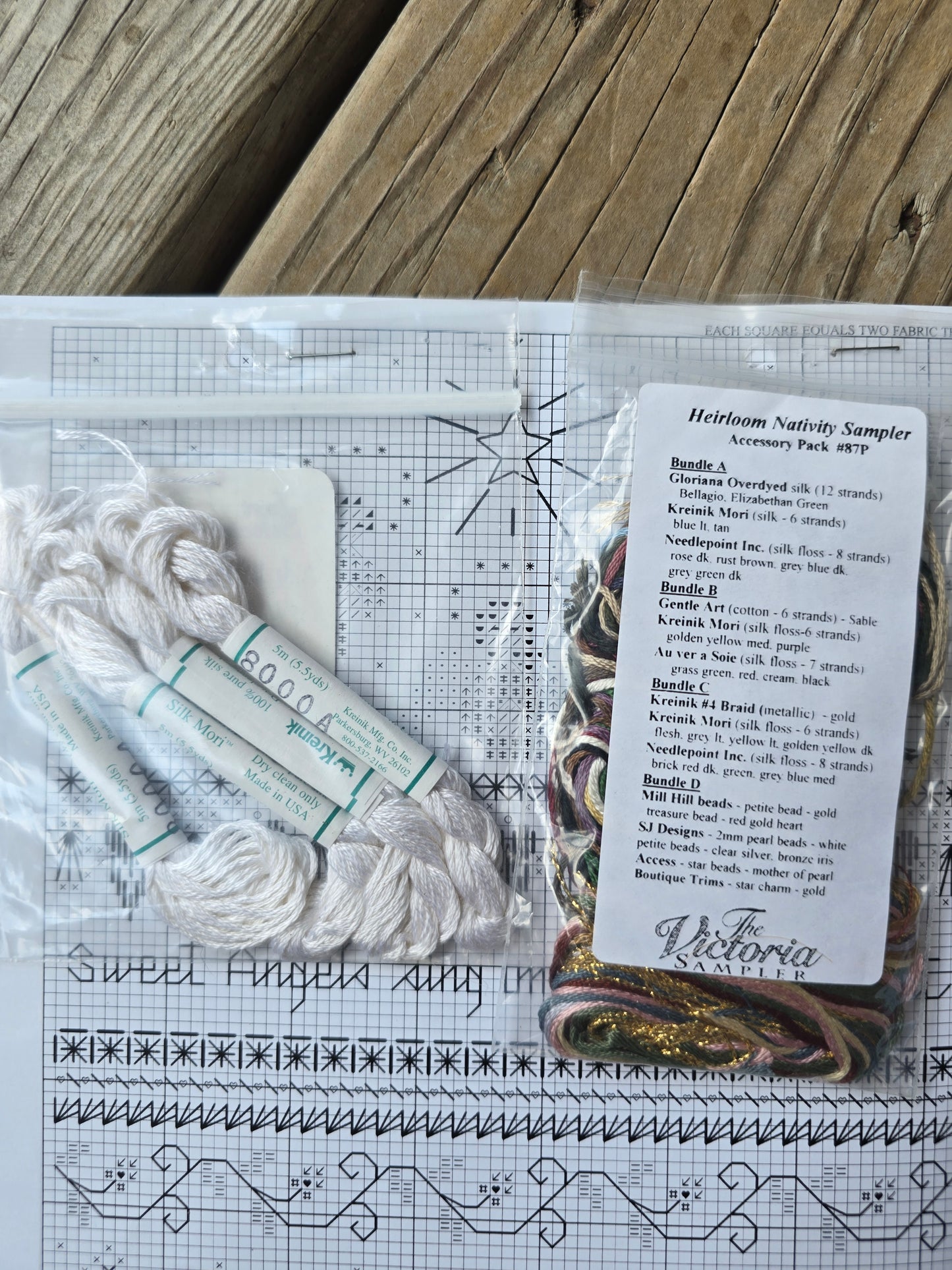 The Victoria Sampler - Heirloom Nativity Sampler - Cross Stitch Pattern
