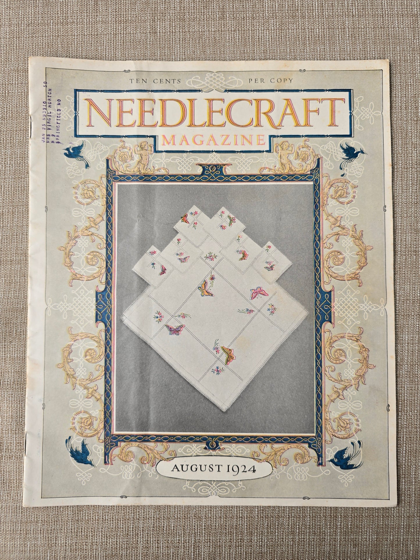 Needlecraft Magazine - VINTAGE August 1924