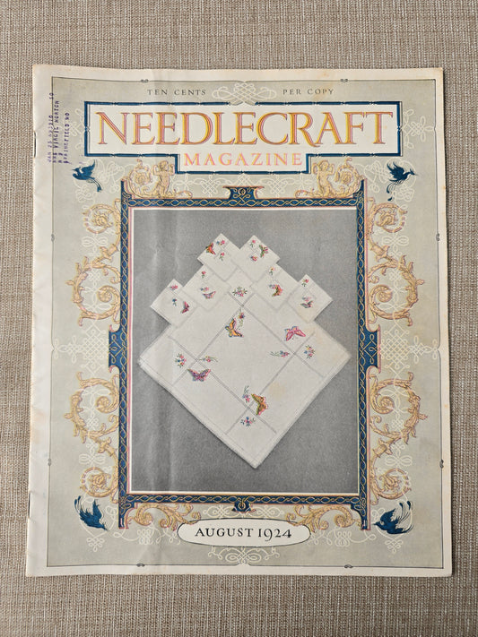 Needlecraft Magazine - VINTAGE August 1924