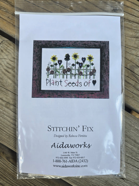 Aidaworks - Stitchin' Fix - Plant Seeds of Love Cross Stitch Kit