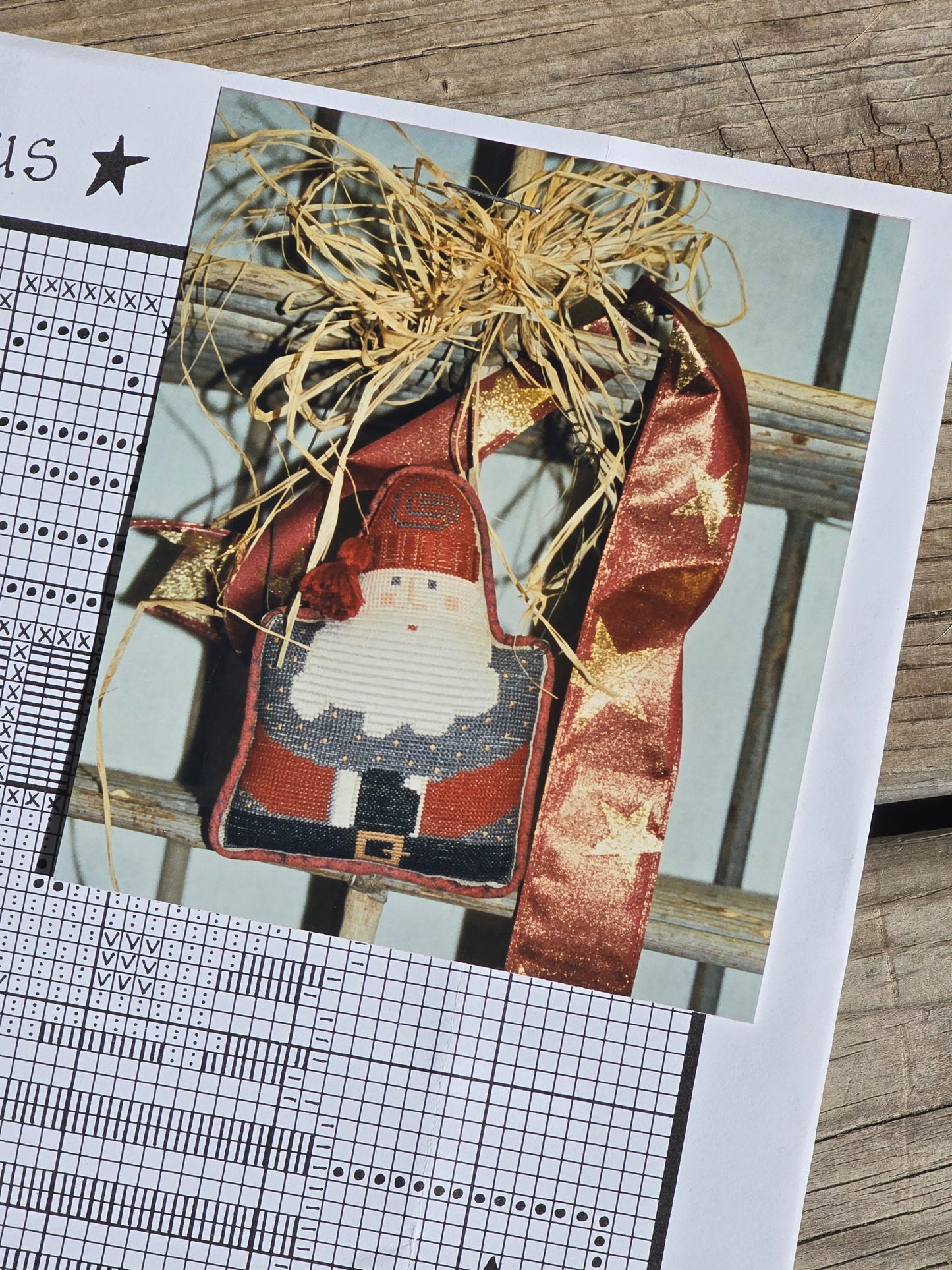 Ewe and Eye and Friends - Mr. Claus - Cross Stitch Pattern