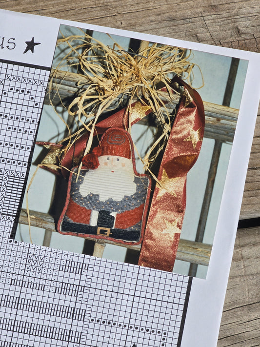 Ewe and Eye and Friends - Mr. Claus - Cross Stitch Pattern