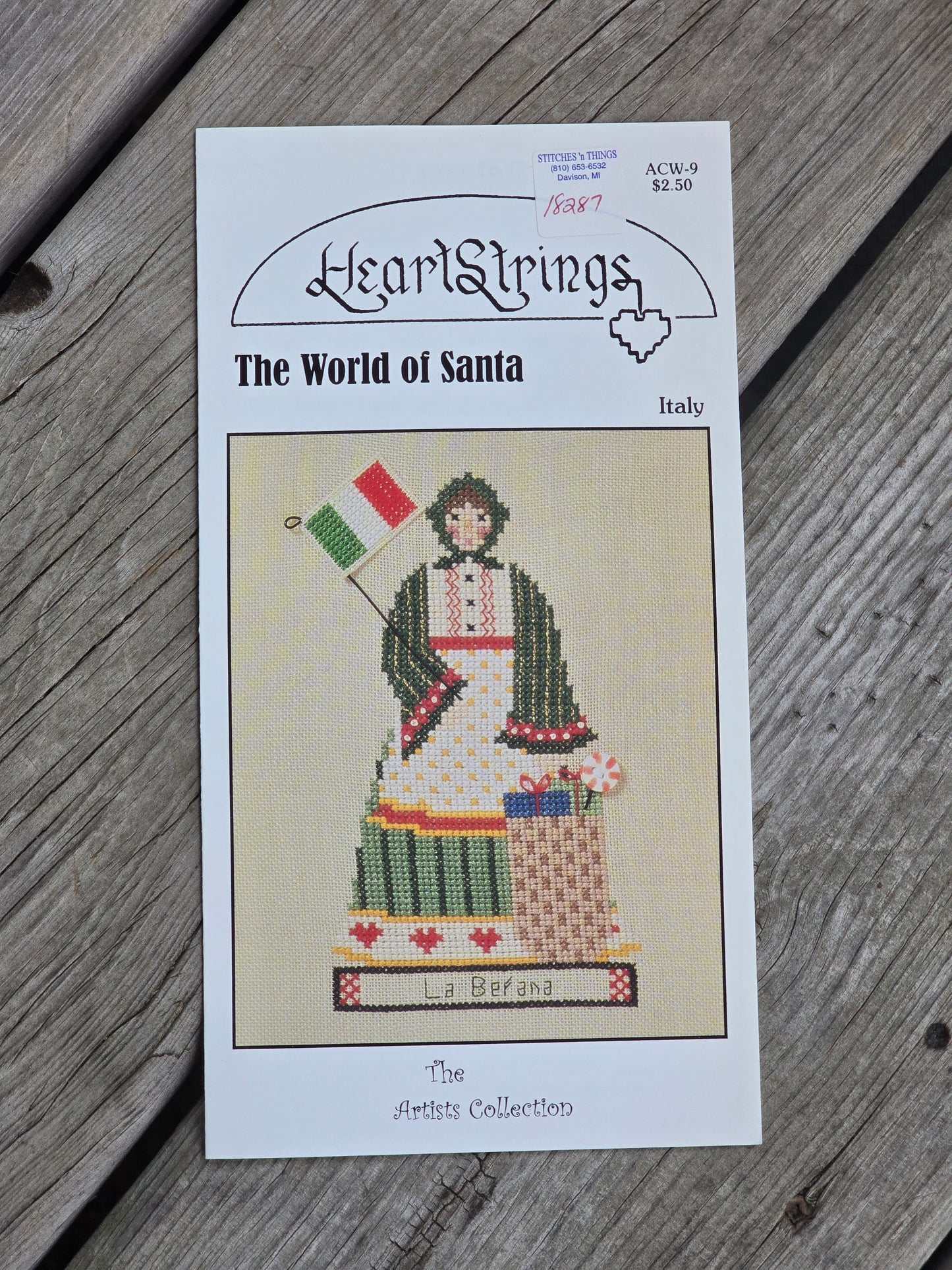 Heartstrings - The World of Santa - Italy - Cross Stitch Pattern