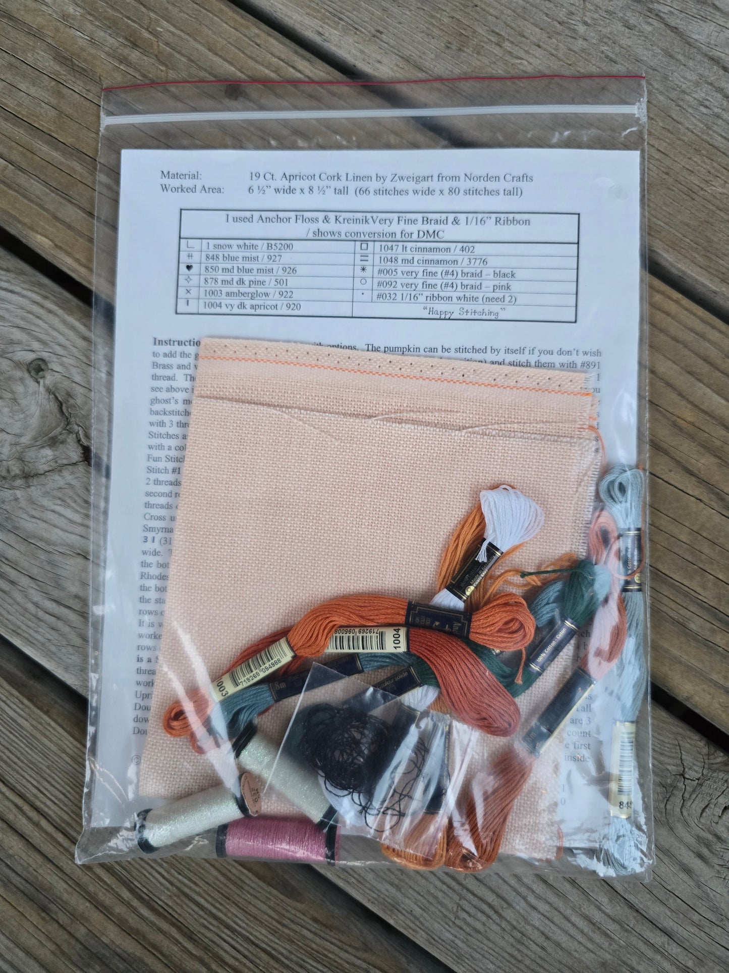 Mosey 'n Me - Fall Madness - Cross Stitch Kit