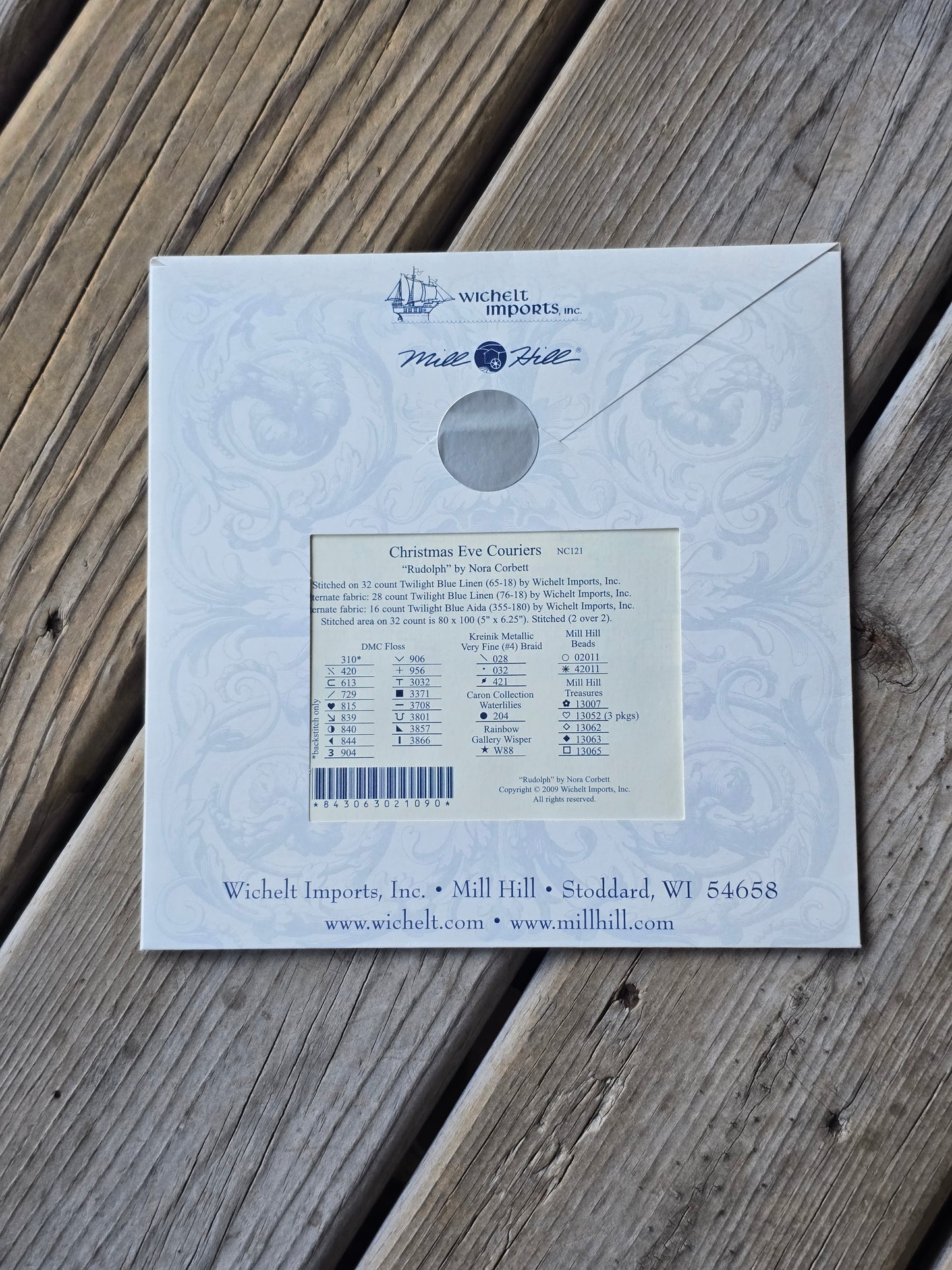 Mirabilia - Christmas Eve Couriers "Rudolph" - Cross Stitch Pattern