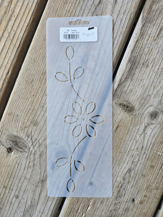 Flower - 182 - Quilting Stencil