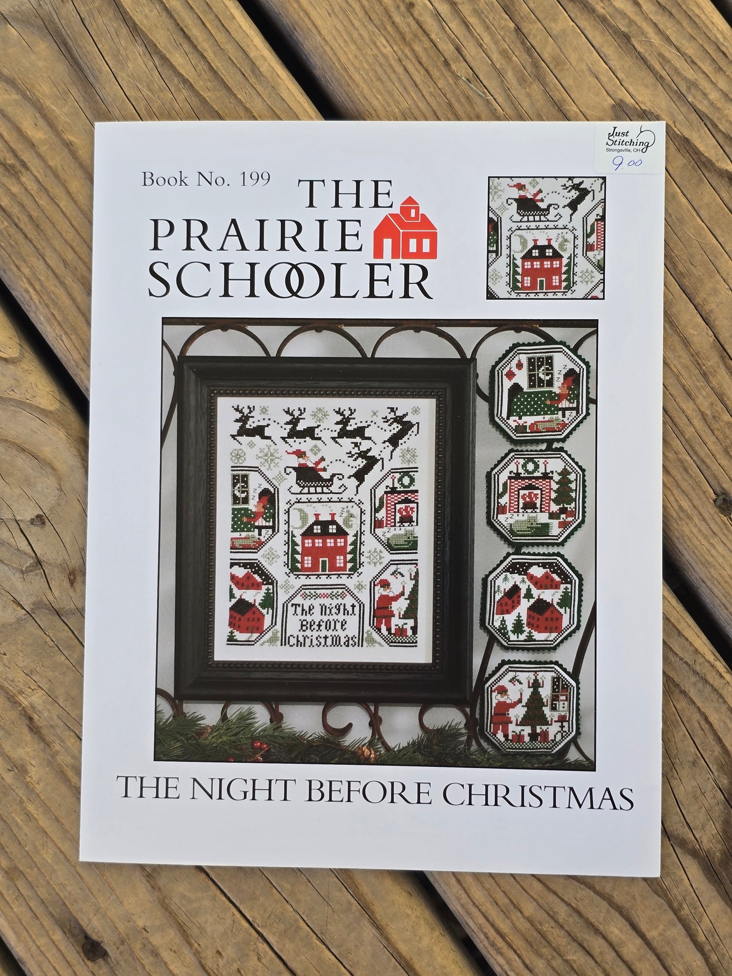 The Prairie Schooler - The Night Before Christmas - Book No. 199 - Cross Stitch Pattern