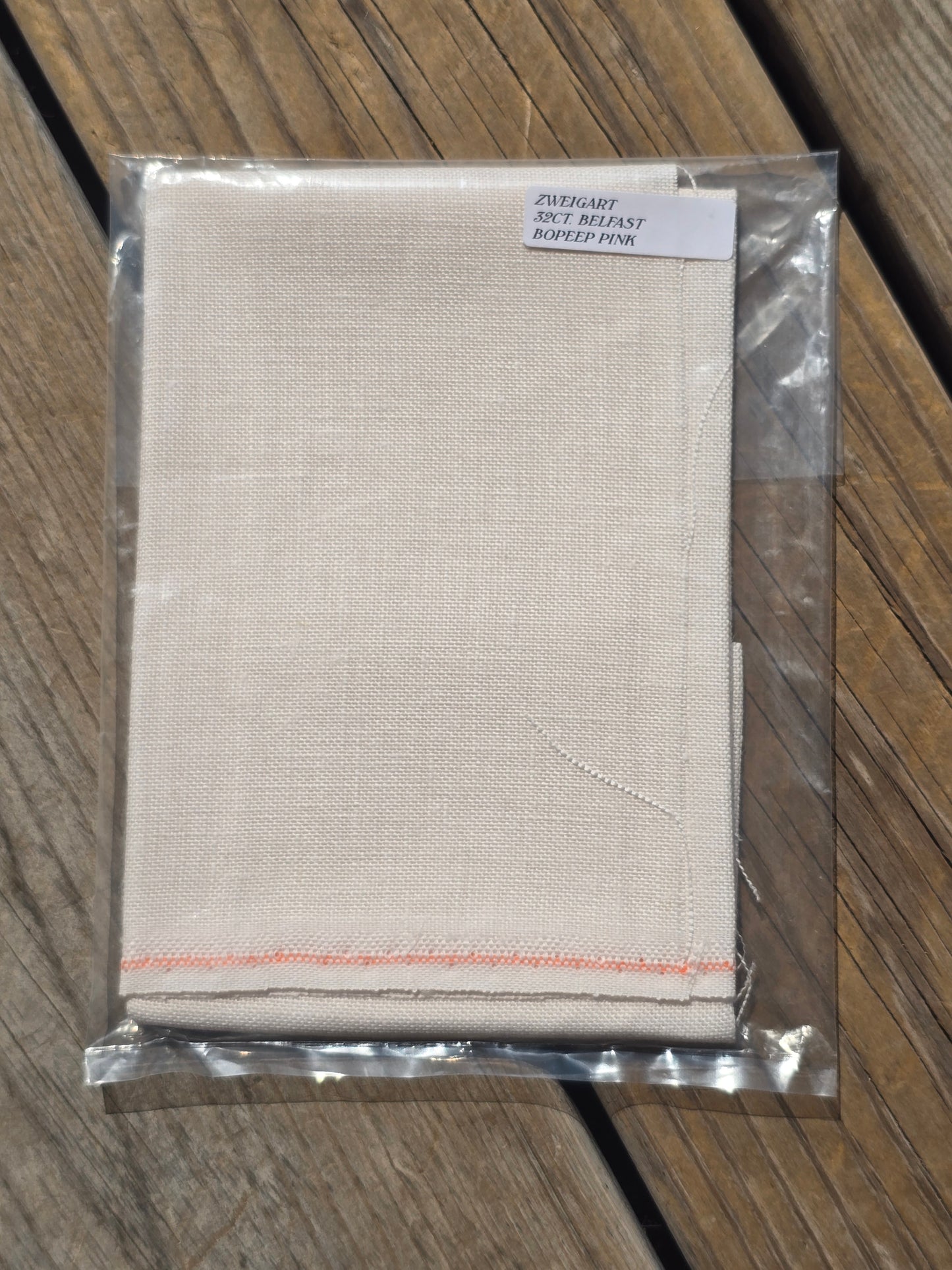 Zweigart - 32 Count Bopeep Pink - Belfast - Cross Stitch Cloth