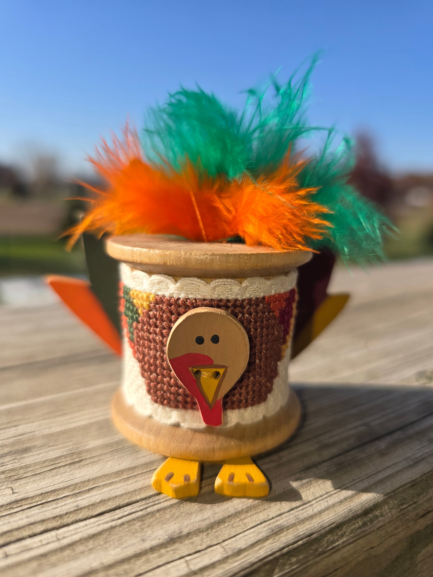 Faithwurks - Turkey - Seasonal Spool Decoration