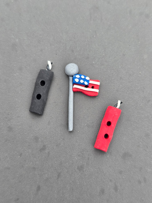 Flag and Firecrackers - Notions - Buttons