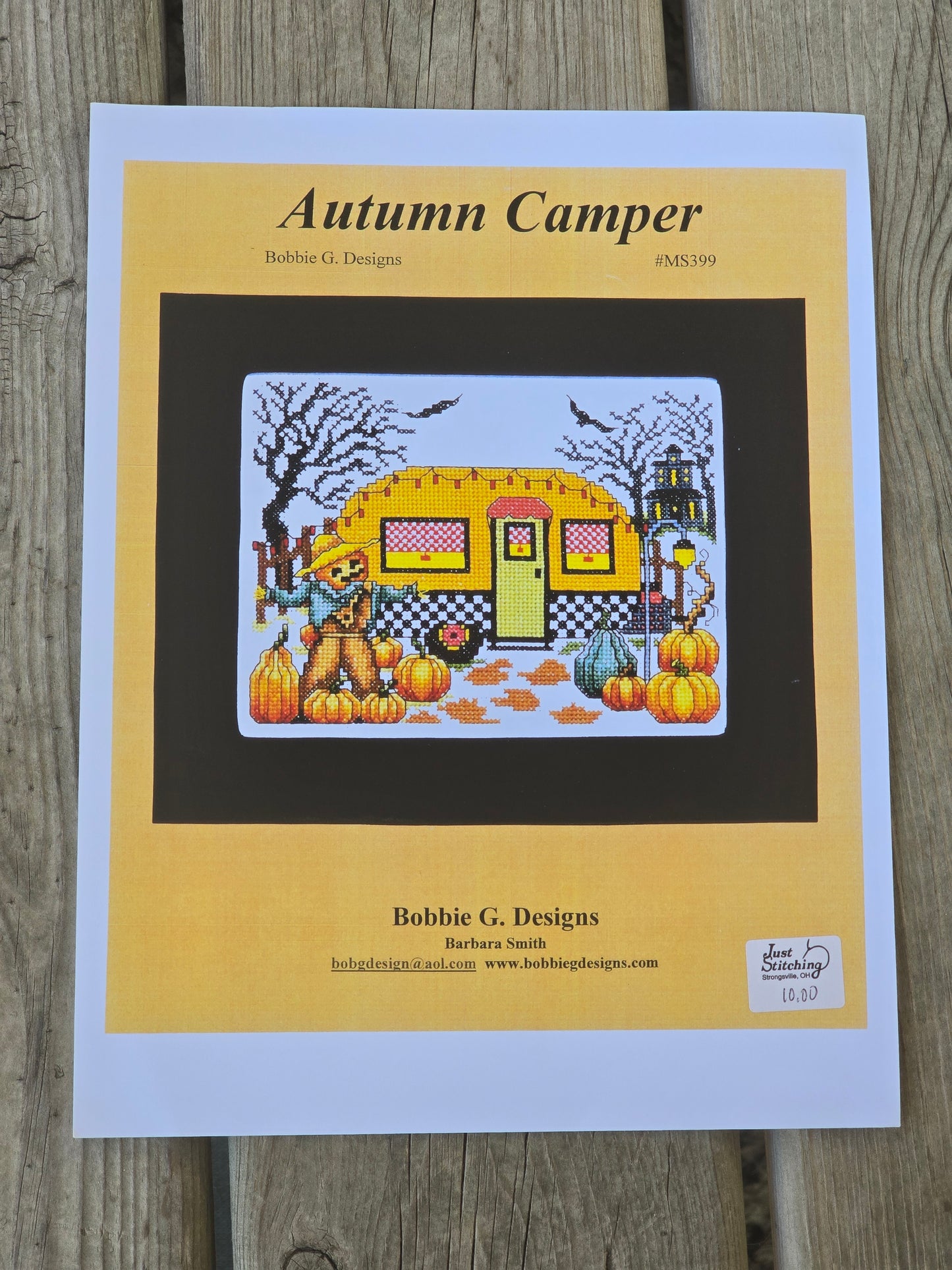 Bobbie G. Designs - Autumn Camper - Cross Stitch Pattern