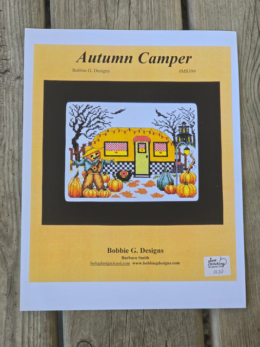 Bobbie G. Designs - Autumn Camper - Cross Stitch Pattern