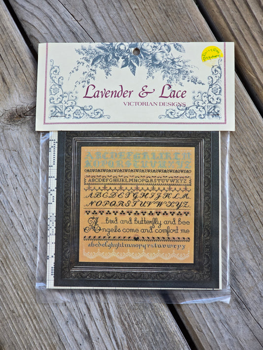 Lavender & Lace - Angel Sampler - Cross Stitch Pattern