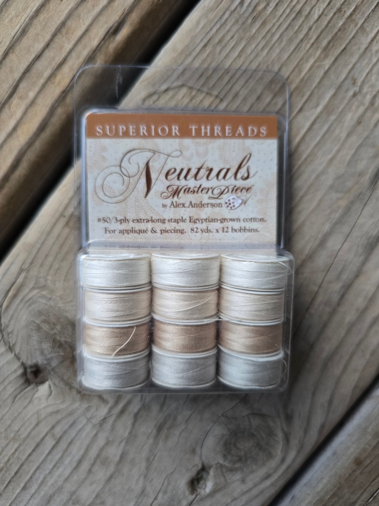 Superior Threads - Neutrals - Master Piece by Alex Anderson  - Light and Dark Sets