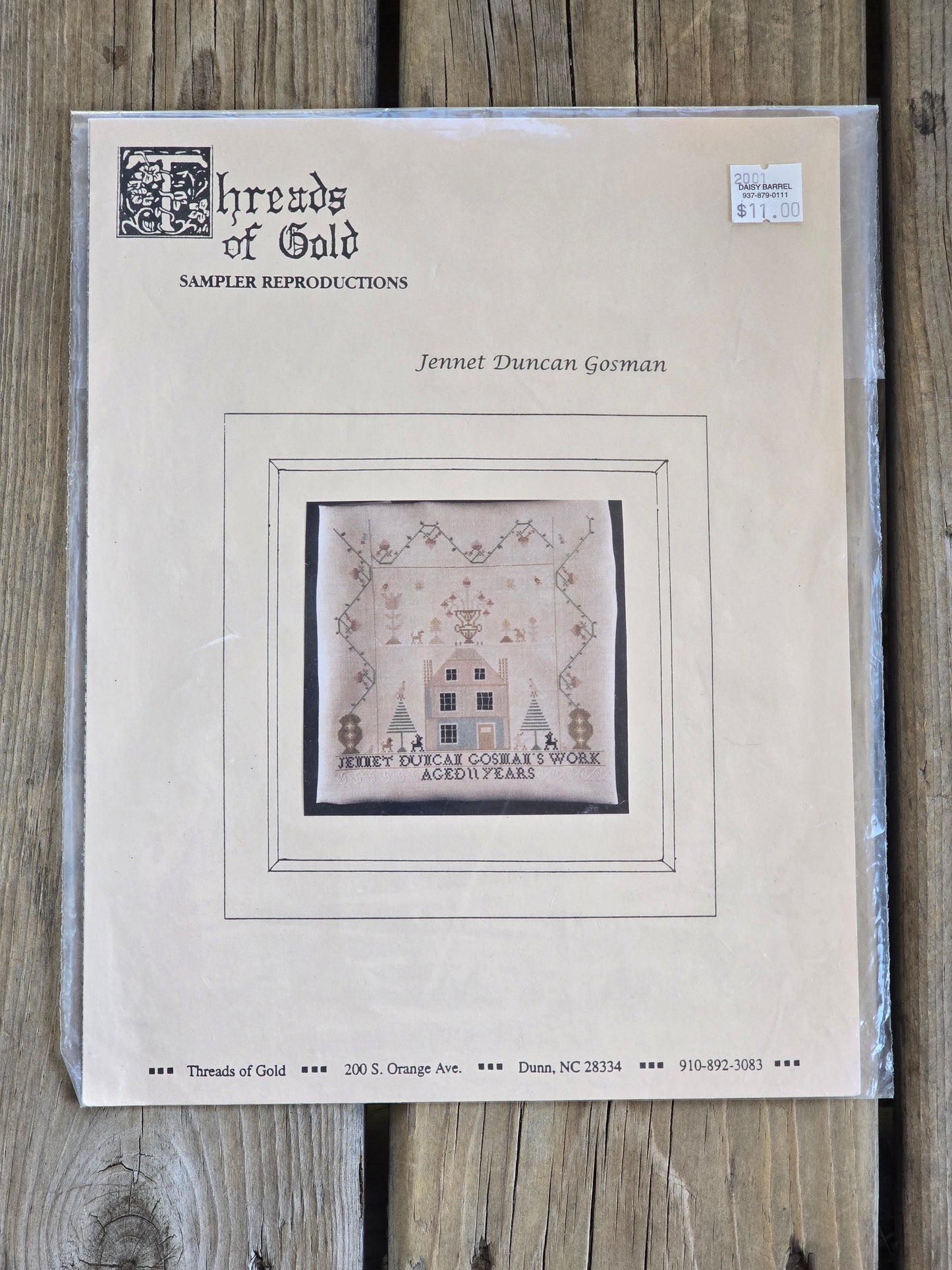 Threads of Gold - Jennet Duncan Gosman - Cross Stitch Pattern