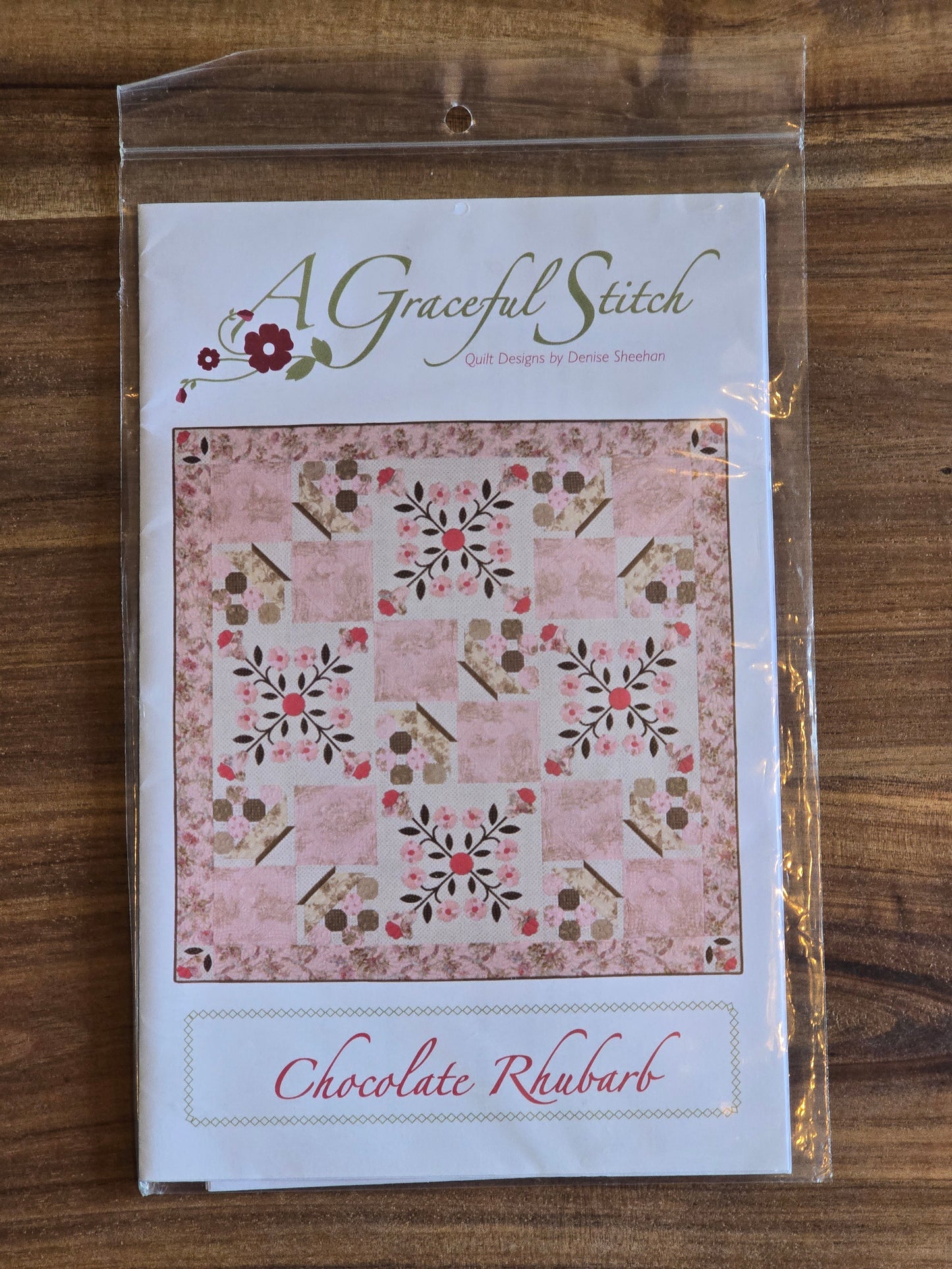 A Graceful Stitch - Chocolate Rhubarb - Quilt Pattern